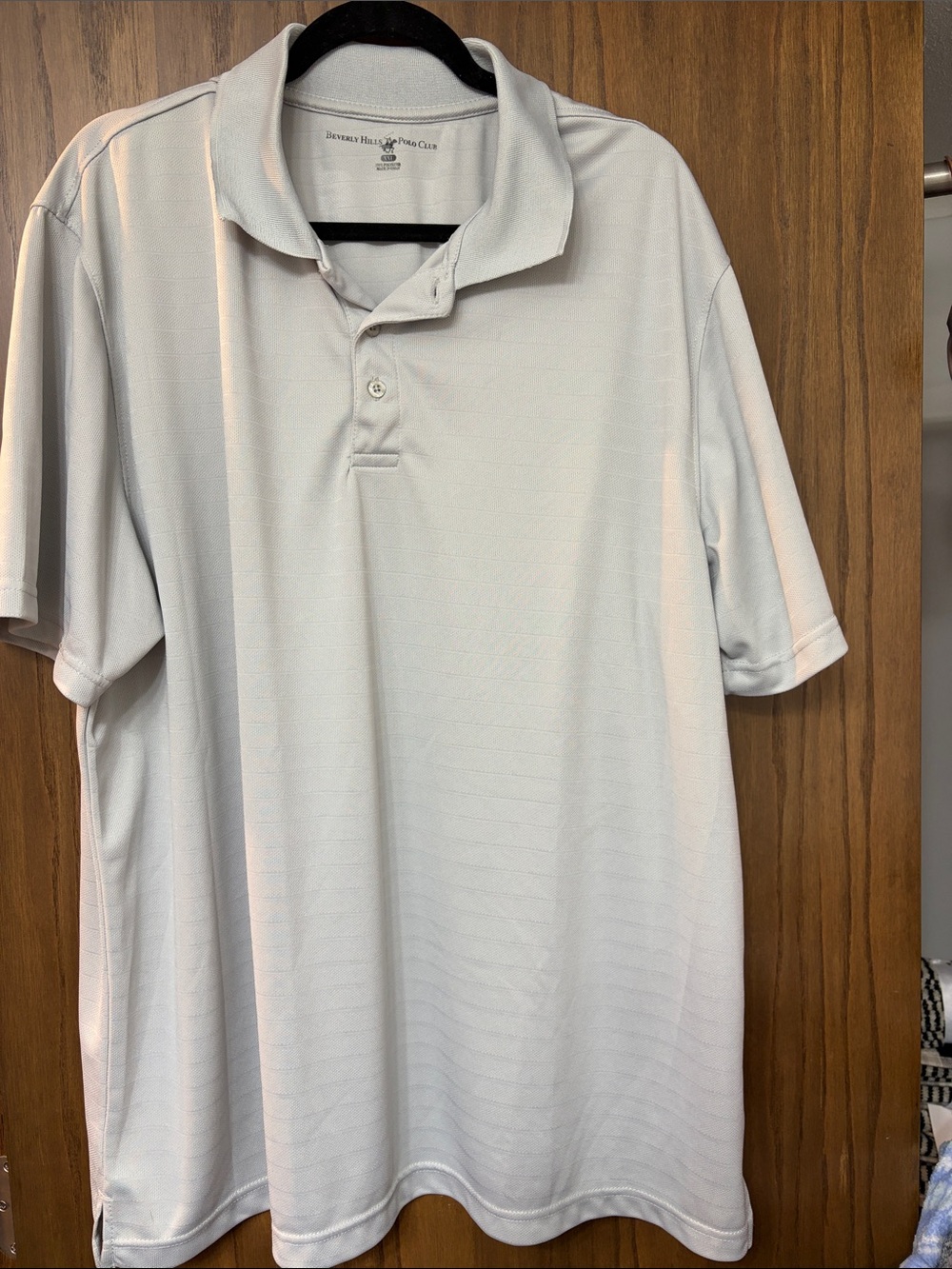 Beverly Hills Polo Club Men's Light Gray Polo
